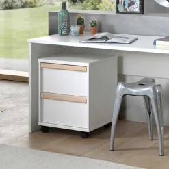 Wohnen Jugendzimmer Komplett*Weißes Jugendzimmer Möbel Kombi - Eldrus (fünfteilig)