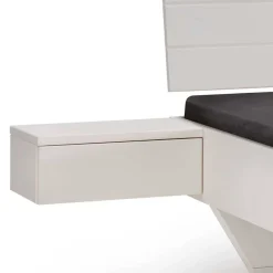 Wohnen Weißes Kiefernholz-Bett mit Holzkufen - Ondeon