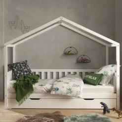Kinder Wohnen Weißes Kinderzimmer Himmelbett Haus Design - Zutana