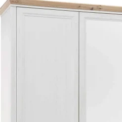 Wohnen Schlafzimmer Komplett*Weißes Landhaus Schlafzimmer Set - Maggio (fünfteilig)