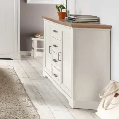 Wohnen Schlafzimmer Komplett*Weißes Landhaus Schlafzimmer Set - Maggio (fünfteilig)