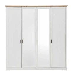 Wohnen Schlafzimmer Komplett*Weißes Landhaus Schlafzimmer Set - Maggio (fünfteilig)