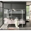 Kinder Wohnen Weißes Metall Etagenbett 99x166x205 - Tamyno