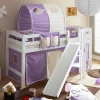 Wohnen Kinderbetten*Weißes Rutsche Hochbett aus Buche - Bruns