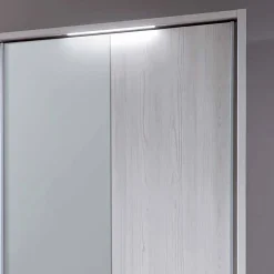 Wohnen Weißes Schlafzimmerset Arneta mit Einzelbett 100x200cm (dreiteilig)