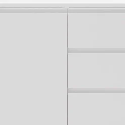 Wohnen Weißes Sideboard 150cm mit Haarnadel Beinen - Donny