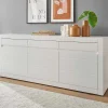Wohnen Weißes Sideboard mit 217 cm Breite - Ilana