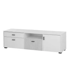 Wohnen Tv & Hifi-Möbel|Tv & Hifi-Möbel*Weißes TV Board 150 cm breit - Dualkos