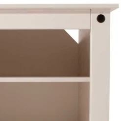 Wohnen Weißes TV Board im Landhaus Design - Segrino