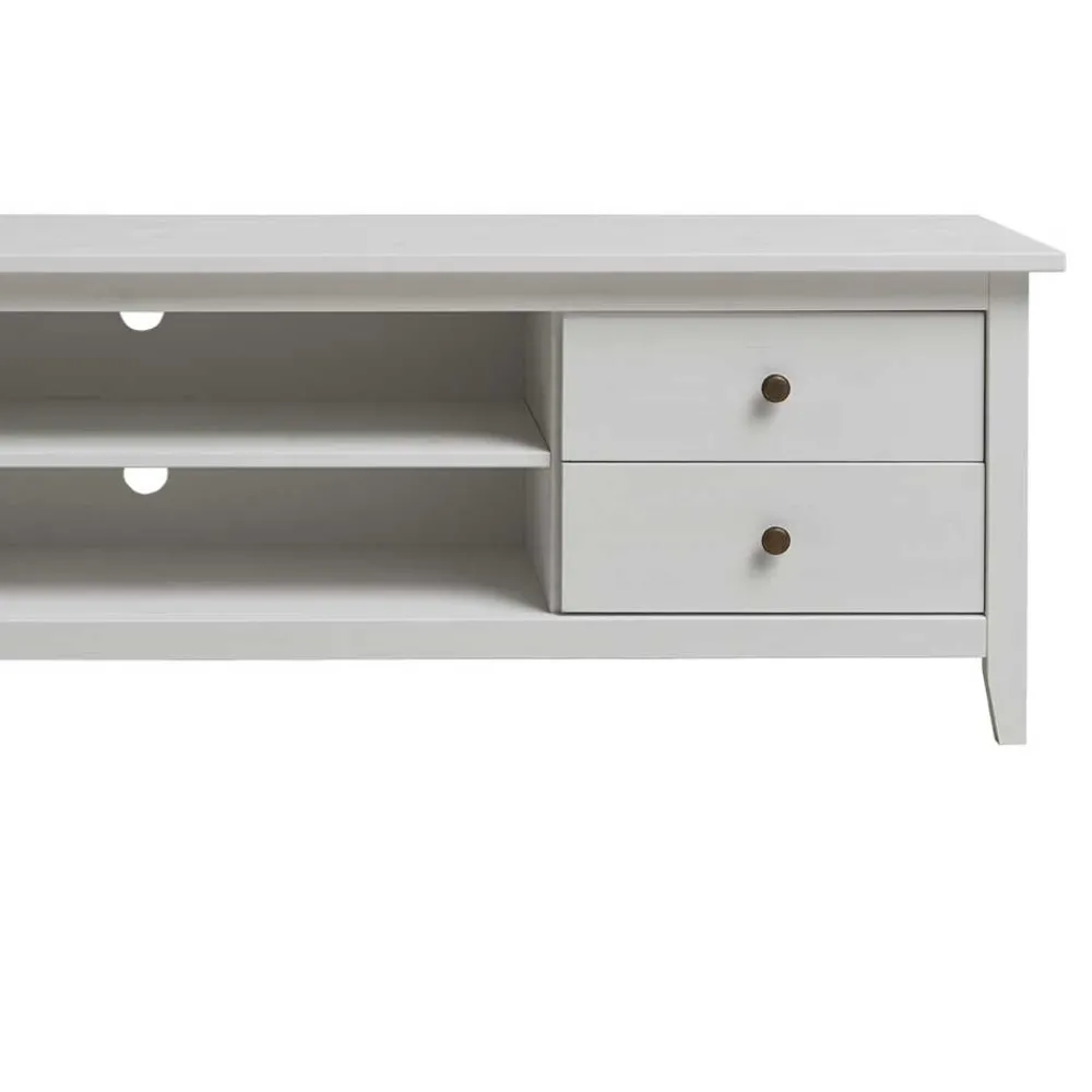 Wohnen Weiße Möbel|Skandinavische Möbel*Weißes TV Board im Landhausstil - Astinion