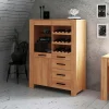 Wohnen Weinschrank Mosniak aus Kernbuche Massivholz