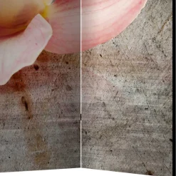 Wohnen Wellness Motiv Paravent Orchidee & Kerze - London