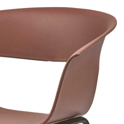 Wohnen Wohnzimmerstühle|Korbmöbel*Wetterfeste Armlehnenstühle in Altrosa - Zandravo (2er Set)