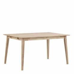 Wohnen Küchen-Essgruppen|Essgruppen*White Wash Holztisch & schwarze Stühle - Pessoa (fünfteilig)