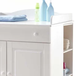 Kinder Wohnen Wickeltisch Narcisso in Weiß