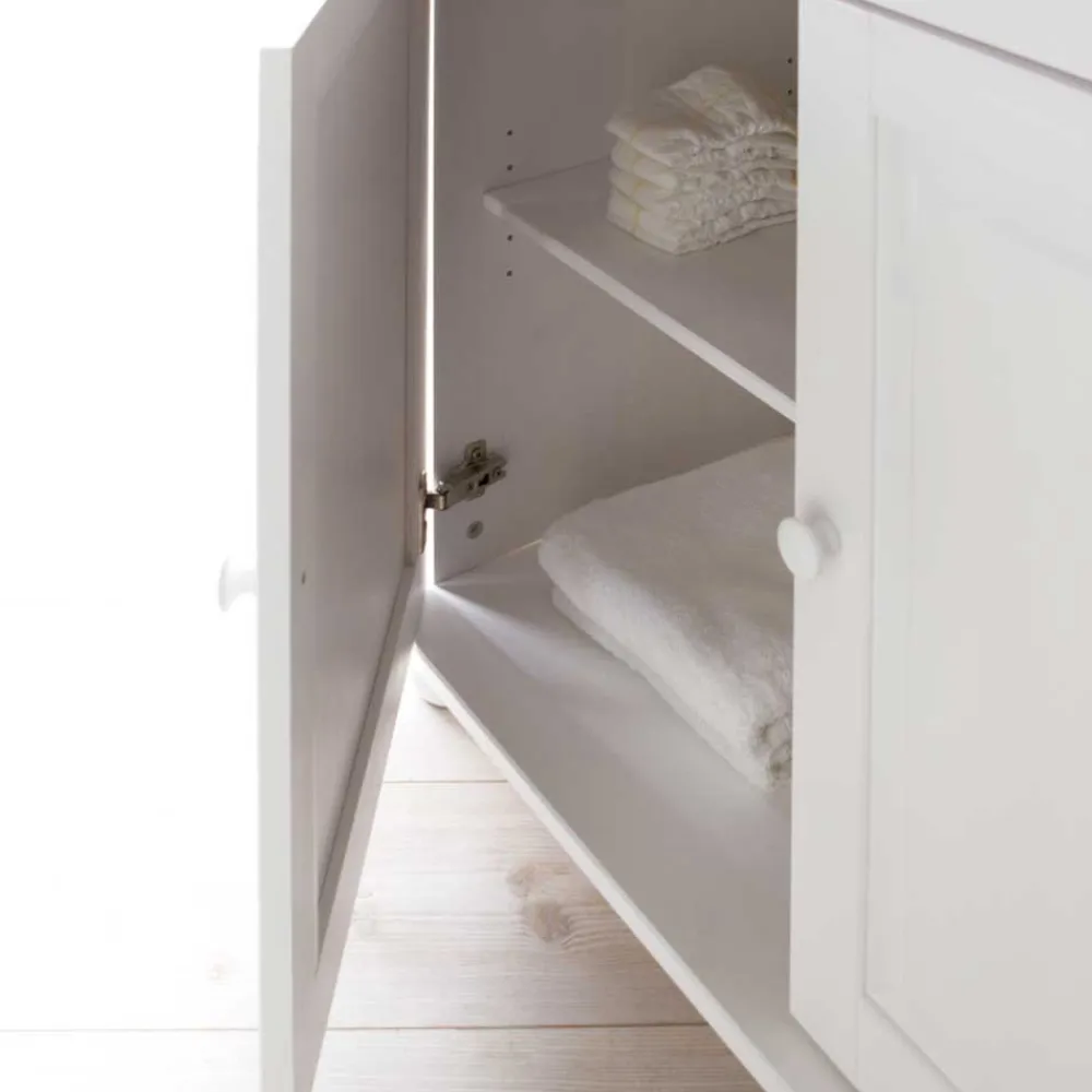 Kinder Wohnen Wickeltisch Narcisso in Weiß