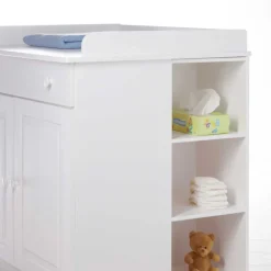 Kinder Wohnen Wickeltisch Narcisso in Weiß