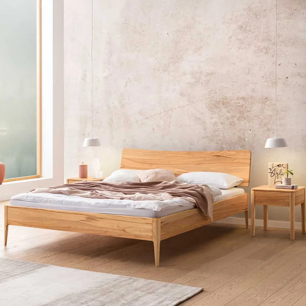 Wohnen Betten|Betten*Wildbuche Doppelbett in 160x200 oder 180x200 - Urezzas