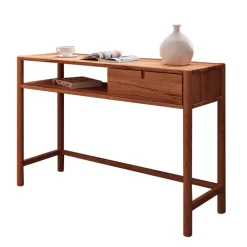 Kinder Wohnen Wildbuche Schreibtisch mit Schublade & Fach - Indrya