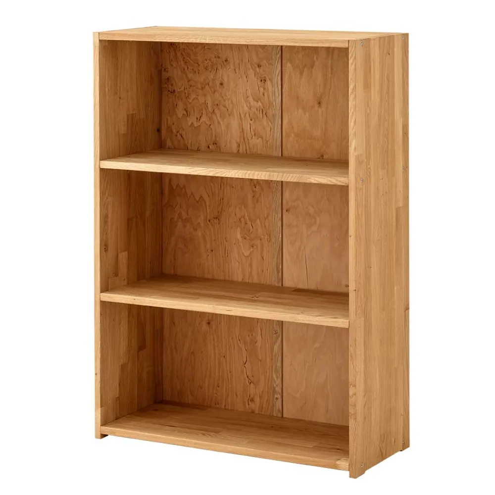 Wohnen Wildeiche Aktenregal aus Massivholz - Rosenna