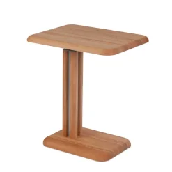 Wohnen Telefontische*Wildeiche Beistelltisch auf Rollen Tambrana höhenverstellbar