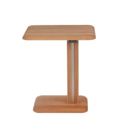 Wohnen Telefontische*Wildeiche Beistelltisch auf Rollen Tambrana höhenverstellbar