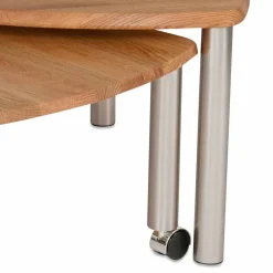 Wohnen Massivholzmöbel|Küchentische*Wildeiche Couchtisch ausdrehbar - Delphima