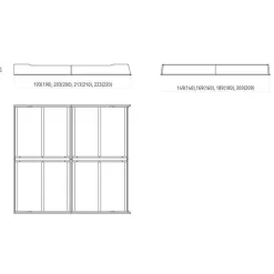 Wohnen Wildeiche Designerbett 140x200 cm - Donlazi