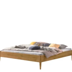 Wohnen Wildeiche Doppelbett - kein Kopfteil - Defelira