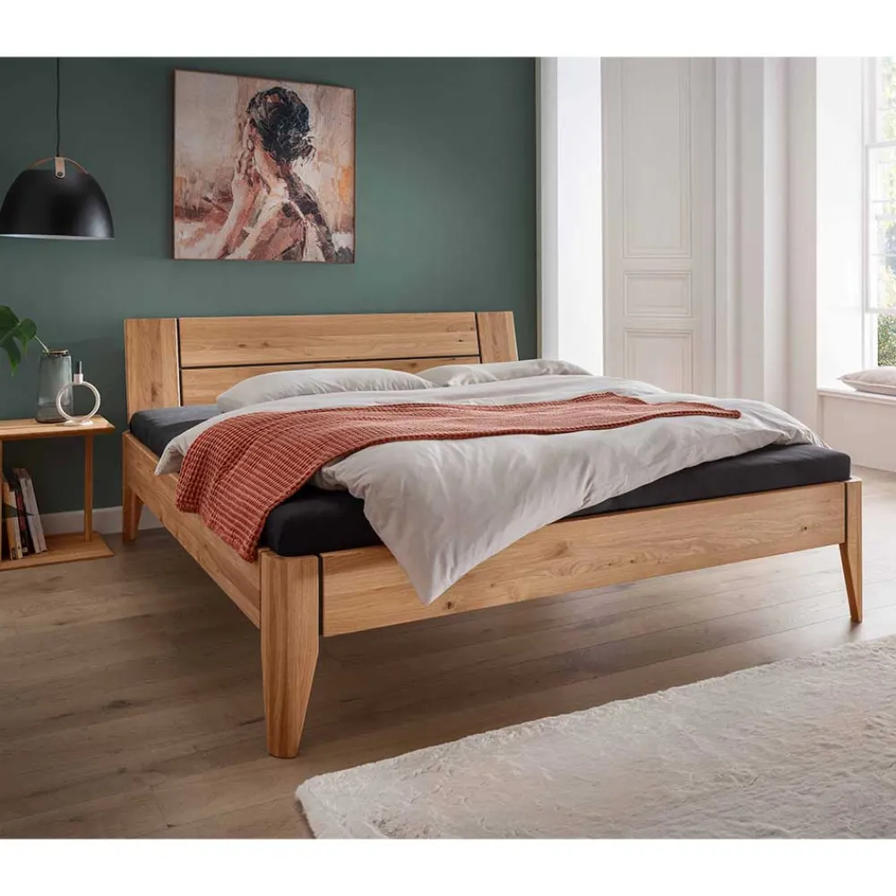 Wohnen Naturholzmöbel|Betten*Wildeiche Doppelbett in drei Größen - Lounger