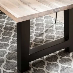 Wohnen Tische|Loft Möbel*Wildeiche Esstisch in Weiß gekälkt - Tenna