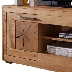 Wohnen Wildeiche Fernsehtisch Troncon mit 130 cm Breite