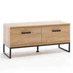 Wohnen Schuhschränke|Küchenbänke*Wildeiche Flurbank mit zwei Klappen - Truvisas