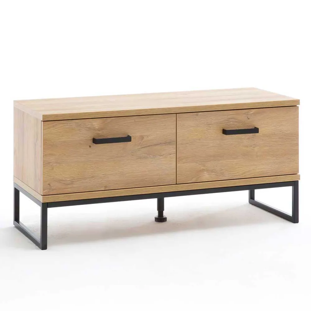 Wohnen Schuhschränke|Küchenbänke*Wildeiche Flurbank mit zwei Klappen - Truvisas