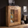 Wohnen Esszimmerschränke|Highboards*Wildeiche Highboard Troncon mit Glas Einsatz