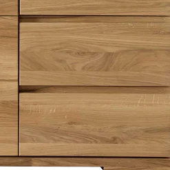 Wohnen Wildeiche Hochkommode - 90 cm breit - Atluvia