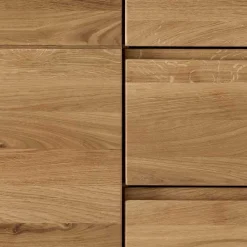 Wohnen Wildeiche Hochkommode - 90 cm breit - Atluvia