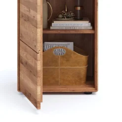 Wohnen Wildeiche Hochkommode mit Tür und Schublade - Holiday