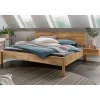Wohnen Betten|Betten*Wildeiche Holzbett in modernem Design - Martinez