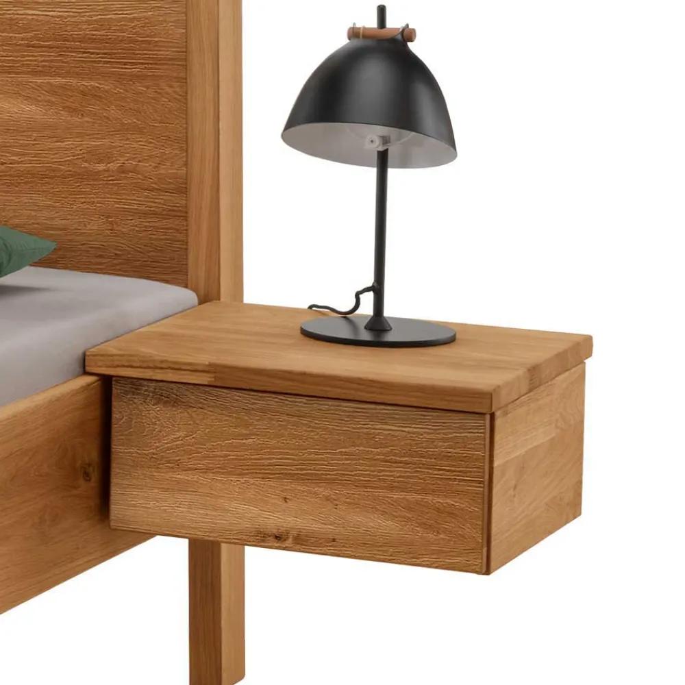 Wohnen Betten|Betten*Wildeiche Holzbett in modernem Design - Martinez