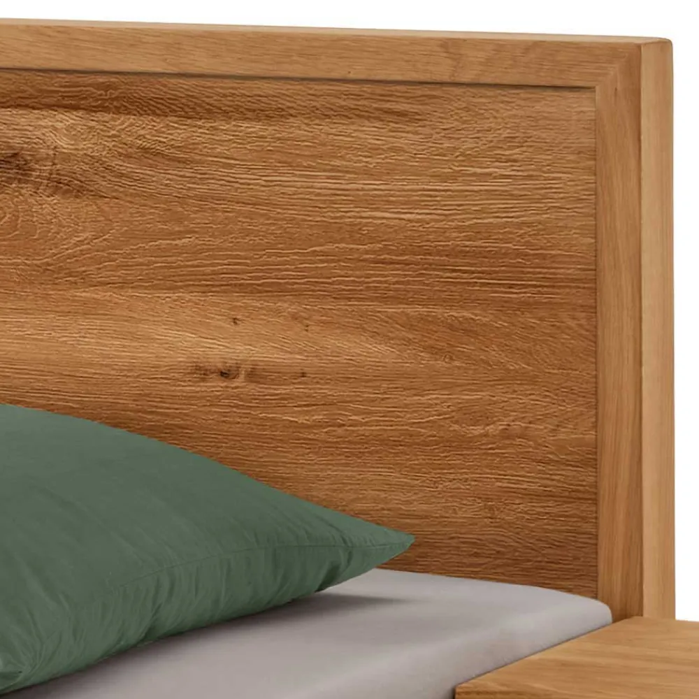 Wohnen Betten|Betten*Wildeiche Holzbett in modernem Design - Martinez