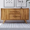 Wohnen Wildeiche Holz-Sideboard 160 cm breit - Hardus