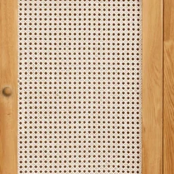 Wohnen Wildeiche Kleiderschrank mit Wiener Geflecht - Ambrosso