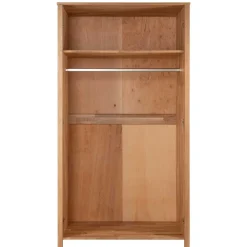 Wohnen Wildeiche Kleiderschrank mit Wiener Geflecht - Ambrosso