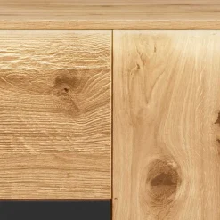 Wohnen Wildeiche Kombi-Kommode mit LED Beleuchtung - Viligrana