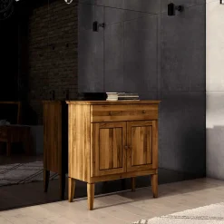 Wohnen Wildeiche Kommode Masdamos massiv geölt