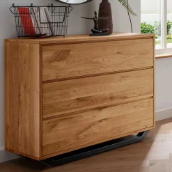 Wohnen Küchenschränke|Flurkommoden*Wildeiche Kommode mit Metall Bügelgestell - Cancun