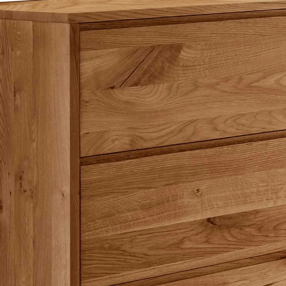 Wohnen Küchenschränke|Flurkommoden*Wildeiche Kommode mit Metall Bügelgestell - Cancun