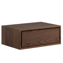 Wohnen Wildeiche Nachtkonsole in Dunkelbraun - Hiadelia