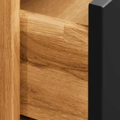 Wohnen Wildeiche Nachtkonsole mit einer Schublade - Olbysca